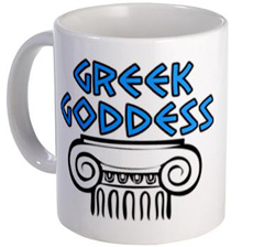 greek goddess mug