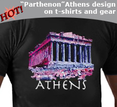 athens t-shirt parthenon funky style