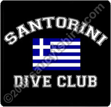 santorini dive club t shirt