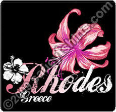 floral rhodes t-shirt