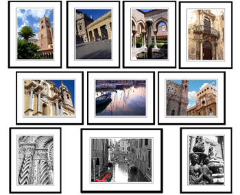 Italy framed photography prints