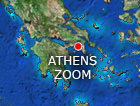athens satellite map