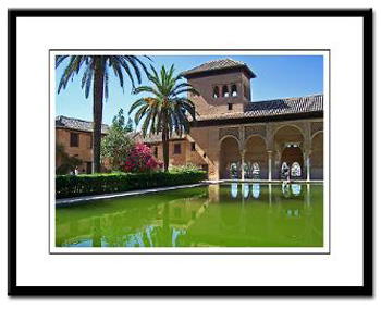 alhambra framed print
