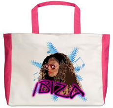ibiza beach tote bag
