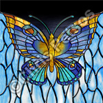 stained glass butterfly souvenir gift products