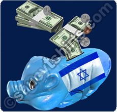 israel piggy bank t-shirt