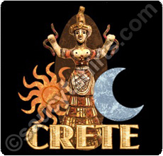 crete greece t shirt snake goddess