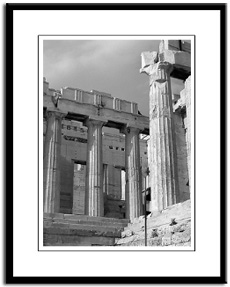 acropolis parthenon framed print photography