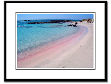 crete elafonisi beach framed print photogtraphy