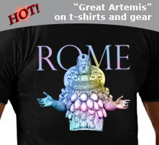 new rome t shirt with Artemis