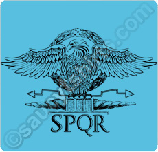roman eagle t shirt SPQR