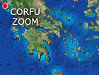 Corfu satellite map