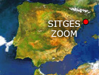 sitges satellite map