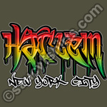 harlem graffiti t-shirt